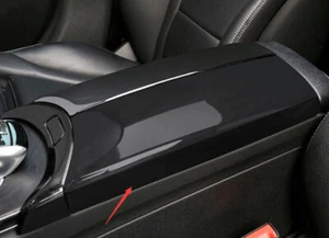 Central Console Storage Box Trim 2PCS For Mercedes-Benz GLC 2016-2021 ABS Black - Bild 1 von 7