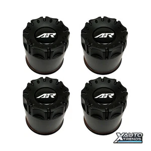 4 x American Racing Wheel Center Cap 5.15'' Satin Black Push Thru 1515006016 - Picture 1 of 1