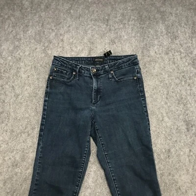 Lord & Taylor Jeans Womens Size 8 Mid Rise Skinny Leg Stretch Dark Wash Blue - Image 1 of 4