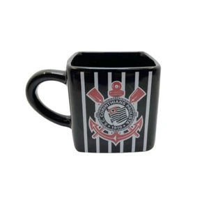 CANECA DE PORCELANA QUADRADA 330ML CP - Corinthians - Picture 1 of 2