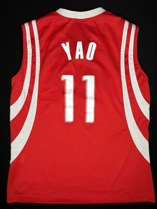 Vintage Nike Houston Rockets Yao Ming 11 Red Swingman Jersey Mens L Sewn EUC - Picture 1 of 7