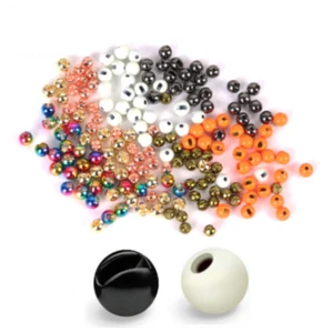 Uni 25 piezas Cuentas de atar moscas Diamante ranurado Cuentas de tungsteno Diamante Material de atar moscas - Imagen 1 de 17