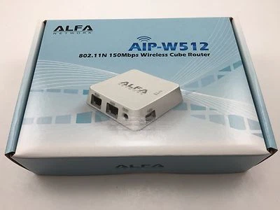 Alfa AIP-W512 802.11N 150Mbps Wireless Cube Router ships from California USA - Image 1 of 3