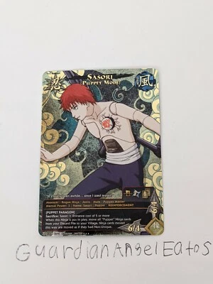 Naruto TCG CCG Sasori (Puppet Mode) Card Super Rare Foil English Lightly Played - Image 1 of 2