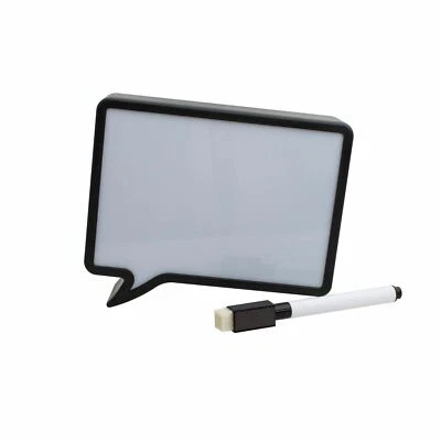 Thumbs Up Speech Bubble Memo Light Message Board Magnetic Dry Wipe Note - Image 1 of 4