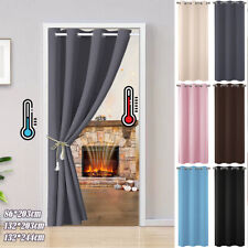 Türvorhang Magnet Thermo Türvorhang,Wärmeschutzvorhang für Tür Fenster,  Sarfly, (1 St), Durchscheinend mit Vollem Rahmen