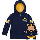 Sweat à capuche Cubcoats Boy's Toddler Los Angeles Rams 2-en-1 Transforming Full-Zip &