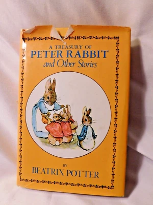 A Treasury of Peter Rabbit and Other Stories Beatrix Potter Vintage HC DJ Foto 1 de 4