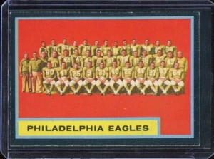 1962 Topps Football # 126 Philadelphia Eagles (EX-MT) Excellent to Mint - Picture 1 of 2