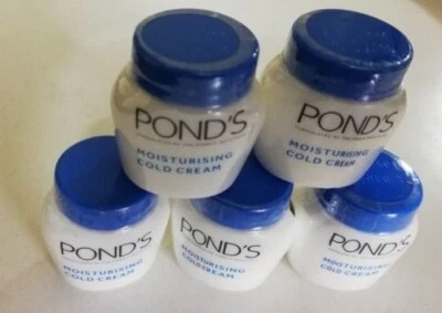5 X Crema Fría Pond's 6g Cada una - Hidratante Invierno Cuidado Rostro Piel Suave y Suave Foto 1 de 4