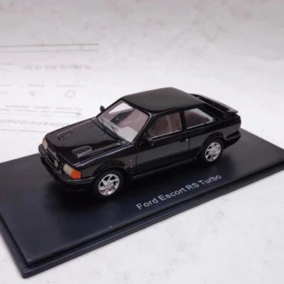 NEO 1/43 Scale Resin Model Ford Escort RS Turbo 1986 black - Image 1 of 3