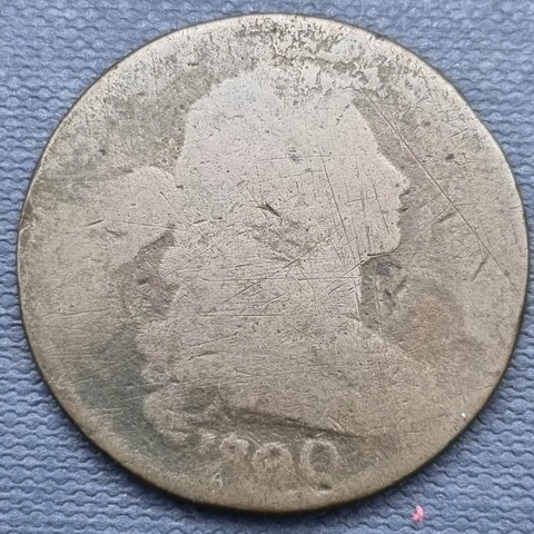 1800 over 79 Draped Bust Large Cent 1c 1800/79 Circulated #56139 Cover