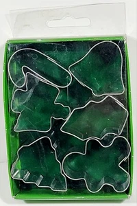 Vintage William Sonoma Chrismas Cookie Cutters 6 Pieces Candy Cane,Tree,Bell - Picture 1 of 7