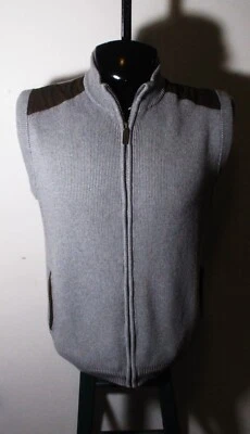 Жилет для гольфа свитер на молнии CHAPS серый размер M - Изображение 1 из 4