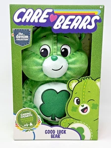 Colección Denim Care Bears "Good Luck Bear" Suave Abrazable Material Ecológico - Imagen 1 de 8