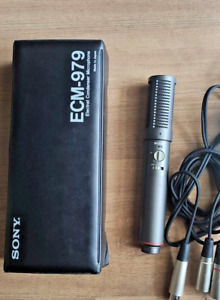 Sony ECM-979 Stereo Electret Condenser Microphone Made In Japan 1987 