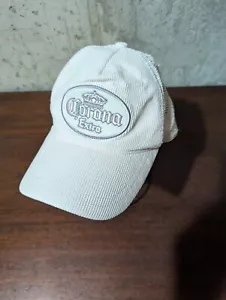 Vintage Corona Extra Hat - Corduroy and Mesh Snapback - White - Picture 1 of 4