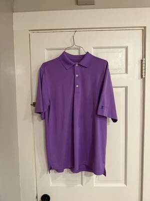 Muy Bonita Donald Ross - Camisa Polo/Golf Talla Mediana Logo en Manga Púrpura Foto 1 de 3