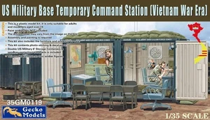 Gecko 35GM0119 1/35 Military Base Temporary Command Station(Vietnam War Era)Kit - Picture 1 of 4