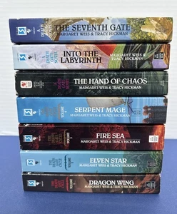 Lot of 7 ~ Paperback Books ~ Margaret Weis ~ Complete DEATH GATE CYCLE Series - Bild 1 von 11