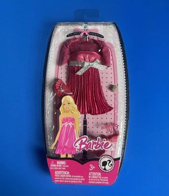 Barbie Fashion Fever Party Dress 2008 #N8328 Pink Empire Waisted Shrug NIP - Image 1 of 4
