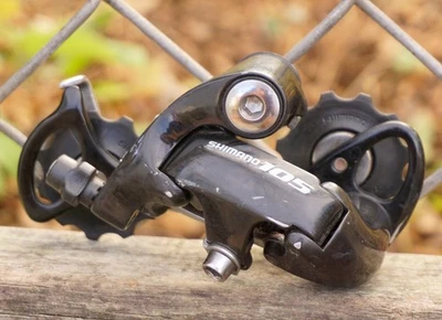 Shimano 105 Derailleur Rear RD-5501 Road Bike 9 Speed Cyclocross CX Touring 5500 - Image 1 of 4