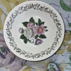 British Empire Bouquet Schmuck Geschirr Schale 22K Goldrand - Bild 1 von 6