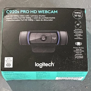 Logitech C920S Pro Full HD 1080p 30fps Webcam mit Privacy Shutter Schwarz - Bild 1 von 3