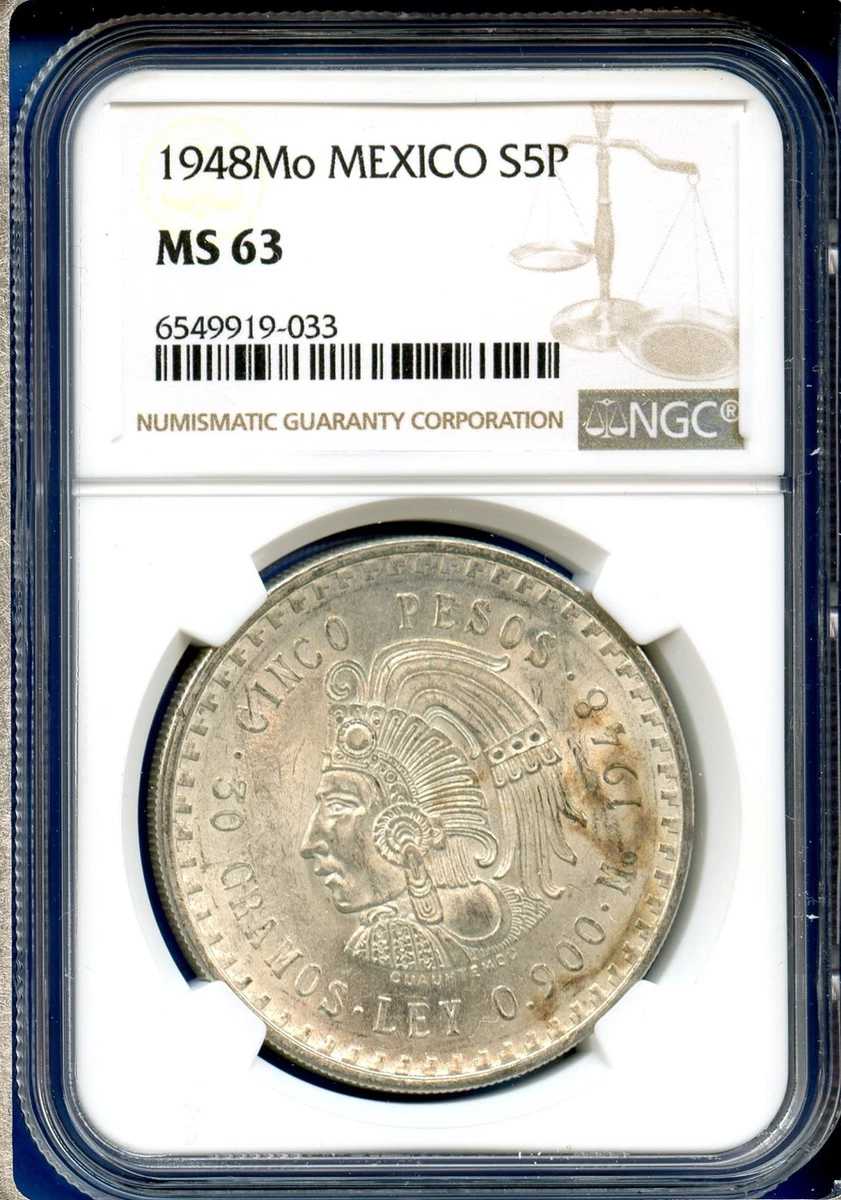 1948 Cinco Pesos for sale | eBay