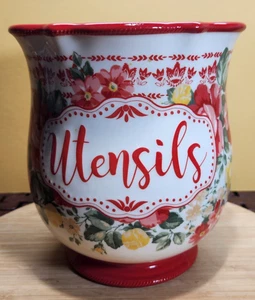 The Pioneer Frau Vintage Floral 7,5" groß glasiertes Steinzeug Utensilien Halter NEU - Bild 1 von 6