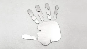 Emblemas de mano ACC - 2 piezas acero inoxidable/cepillado - Imagen 1 de 4