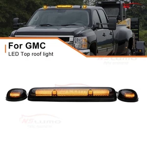 LED Top Cab Roof marker Light kit For GMC Sierra Chevrolet Silverado 1500 2500 - Picture 1 of 9