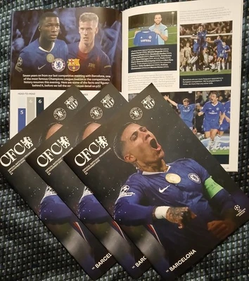 CHELSEA v BARCELONA CHAMPIONS LEAGUE PROGRAMME 25/11/2025 BUY IT NOW! - Image 1 of 4