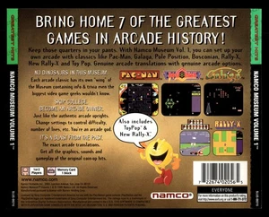NAMCO Museum Volumen 1 [GH] (Sony PlayStation 1) *SOLO INCRUSTACIÓN DE ILUSTRACIONES TRASERAS* - Imagen 1 de 2