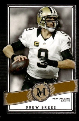 2015 Topps Museum Collection #35 Drew Brees New Orleans Saints - Image 1 of 2