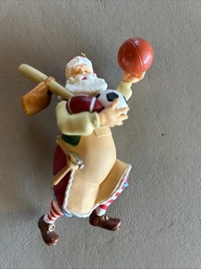 2018 hallmark ornament. Toy maker Santa #19 In Series. Sports Santa - Picture 1 of 6