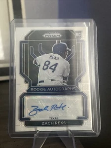 2022 Panini Prizm Rookie Auto White Wave Prizm /50 Zach Reks #RA-ZR Auto - Bild 1 von 2