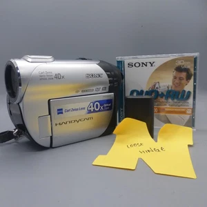 Sony Handycam DCR-DVD106E Handheld DVD-RW Camcorder Silver Tested - Picture 1 of 9