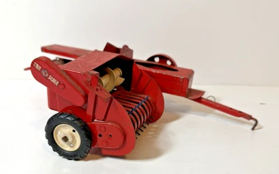 Vintage Tru  Scale Hay Baler  Farm Toy 1/16 Pressed Steel Good Working Condition - Image 1 of 4