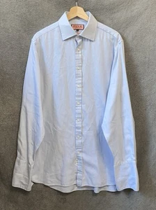 Thomas Pink Mens Classic Formal Button Up Long Sleeve Shirt, Size 36.5” Chest - Picture 1 of 7