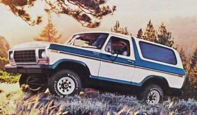 *Ford Bronco 1978 Dealer Original Sales Brochure Literature Catalog Ad FDT-7813 - Image 1 of 4
