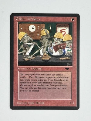 MTG GOBLIN ARTISANS Antiquities Regular MT Magic The Gathering - Image 1 of 4