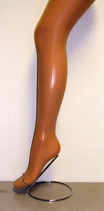 Plus Size Ladies 2 Pairs Natural Gloss Tights with Lycra - Sizes XL & XXL - Picture 1 of 1