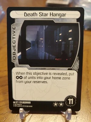 Star Wars: PocketModel 2007 TCG #77 077/120 Death Star Hanger Objetivo poco común Foto 1 de 2