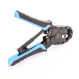 RJ11/RJ12/RJ45/RJ50 10P 8P 6P 4C Network LAN Cable Wire Crimper Tool Connector - Picture 1 of 6