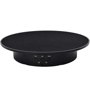 20cm 360° Electric Rotating Turntable, Rechargeable Low Noise Display Stand Show - Picture 1 of 6