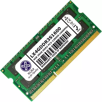 8GB 16GB Laptop Memory RAM DDR3 1600MHz PC3-12800 204 Pin Non-ECC Unbuffered Lot