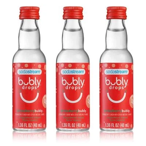 bubly Drops Strawberry Flavored Drink Concentrate 1.36 Fl Oz Pack of 3 - Picture 1 of 7