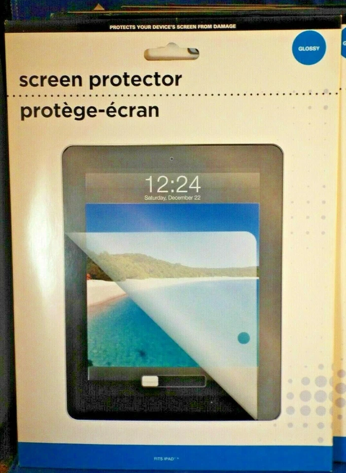 (NEW) Tablet Screen Protector (fits iPad ) 7 1/8” x 9 1/4” GLOSSY Finish  - Image 1 of 4