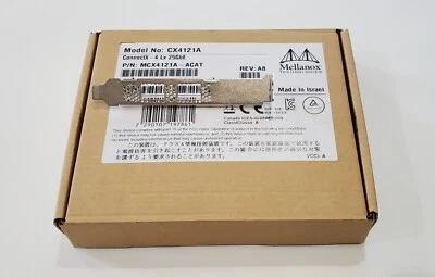Mellanox MCX4121A-ACAT OEM Long Profile Bracket for ConnectX-4 Lx 25GbE Ethernet - Image 1 of 4